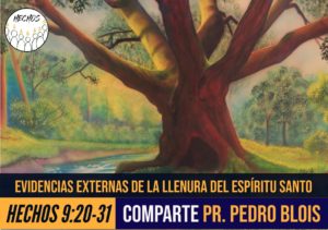 Evidencias externas de la llenura del Espíritu Santo